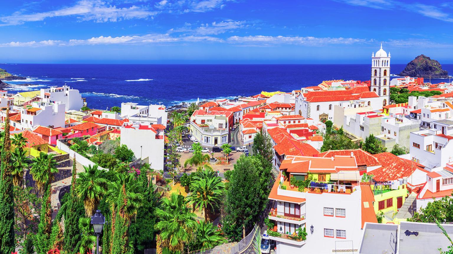 Vista de Calella de Palafrugell en la Costa Brava